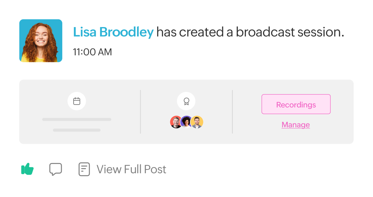 screenshot of Zoho CommunitySpaces